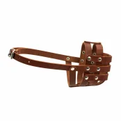 Намордник 661 №1 для спаниелей, мягкий, коричневый