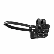 Намордник 661 №1 для спаниелей, мягкий, черный