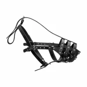 Намордник 630 для доберманов, овчарок, далматинцев, сеттер, твердый, черный