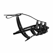 Намордник 643 для больших доберманов, овчарок сеттеров, твердый, черный