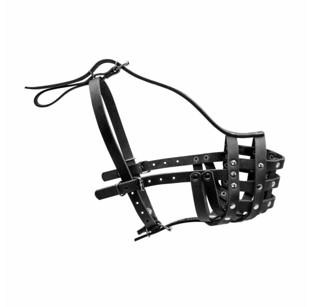 Намордник 653 для больших ротвейлеров, мастино и бульмастифов, твердый, черный