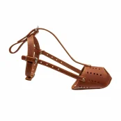 Намордник 654 для доберманов, твердый, коричневый