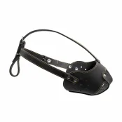 Намордник 657 для собак породы стаффбуль, твердый, черный