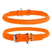 Ошейник Waudog Glamour круглый, диаметр 8 мм, длина 20-25 см, оранжевый