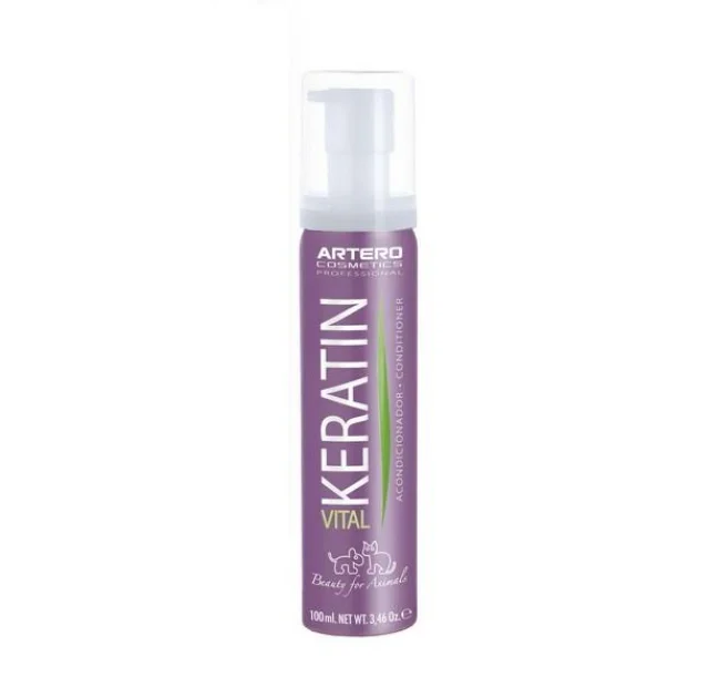 Кондиціонер Artero Keratin Vital відновлює для кішок і собак, 100 мл