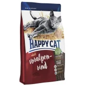 Сухий корм Happy Cat Supreme Adult Voralpen-Rind для дорослих котів, з яловичиною, 1.4 кг