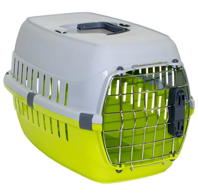 Переноска Moderna для собак и кошек до 5 кг, пластик, салатовая, 49×32×30 см