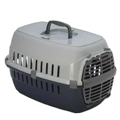 Переноска Moderna Road Runner 1 для собак и кошек до 5 кг, пластик, черничная, 51×31×34 см