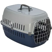 Переноска Moderna Road Runner 2 с замком, для собак и кошек до 8 кг, пластик, черничная, 56×37×35 см