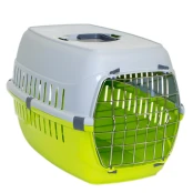 Переноска Moderna Road Runner 2 для собак и кошек до 8 кг, пластик, ярко-зелёный, 58×35×37 см