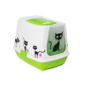 Закритий туалет Moderna Trend Cat для кішок, блакитний, 50 х 39 х 39 см
