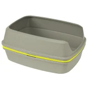 Туалет Moderna Lift To Sift Large з бортиком для котів, сірий, 57,5 ​​х 44 х 27 см