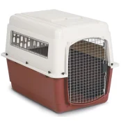 Переноска Savic Vari-Kennel Ultra для собак, пластик, бело-коричневая, 85×61×68 см