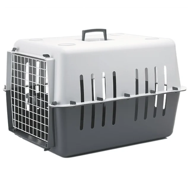 Переноска Savic Pet Carrier 4 для собак, пластик, серая, 66×47×43 см