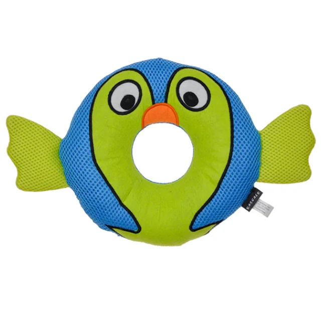 Игрушка рыба фугу Coastal Rascals Rugged Ringer Mesh Toy Barney Blowfish для собак, 20 см