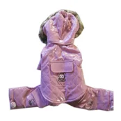 Комбінезон Monkey Daze Pink Vinyl Jumper з капюшоном, для собак, розмір XXS, рожевий