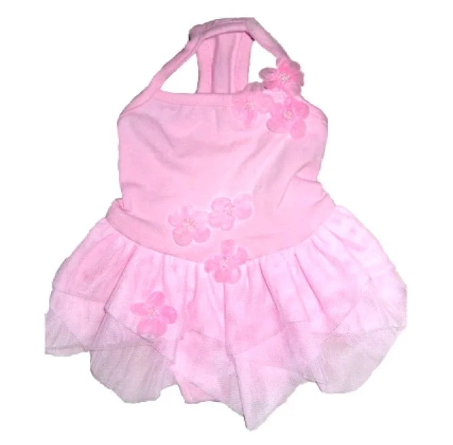 Купальник Monkey Daze Petal Swimsuit Пляжный ансамбль для собак, размер S, розовый