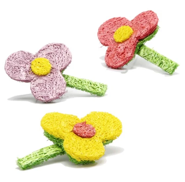 Лакомство Pet Products для грызунов, люфа цветок, 7 х 5 см