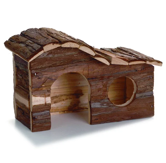 Домик форест арка Pet Products для грызунов, дерево, вишня, 26.5×16×13.5 см