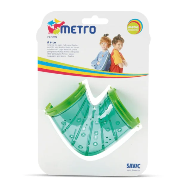 Аксессуар для клетки Spelos-Metro Savic Elbow для хомяков, пластик