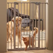 Перегородка Savic Dog Barrier + Small Door для собак, з дверцятами, 107×75-84 см