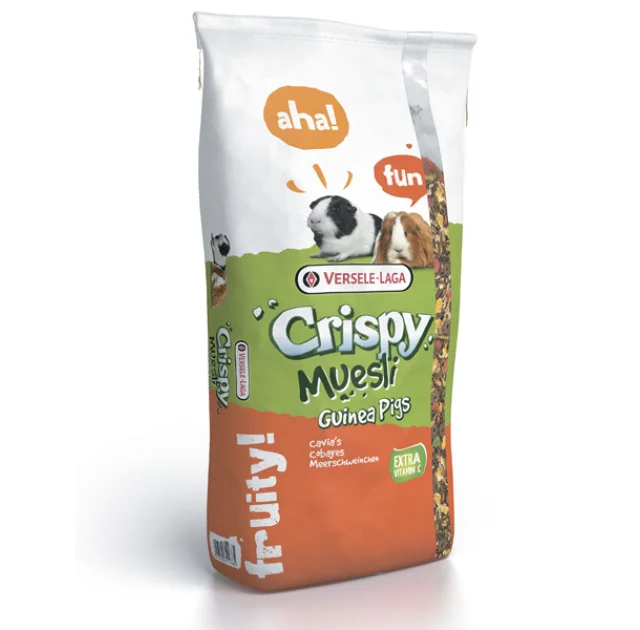 Полноценный корм Versele-Laga Crispy Muesli Guinea Pigs для морских свинок, с витамином C, 20 кг