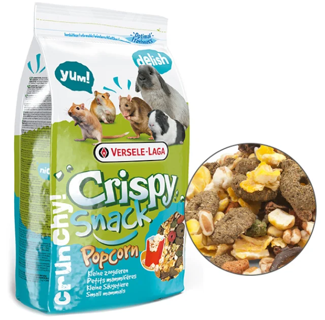 Лакомство Versele-Laga Crispy Snack Popcorn зерновая смесь для грызунов, 650 г