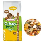 Корм Versele-Laga Crispy Muesli Hamster для хомяков, декоративных крыс, мышей, песчанок, 20 кг