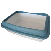 Туалет під наповнювач AnimAll напівпрозорий 41х31х13 см, блакитний