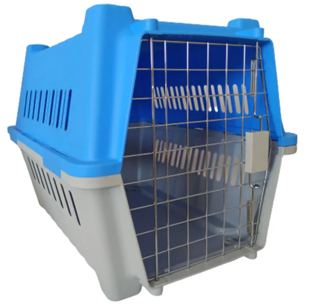 Переноска AnimAll P784 для кошек и собак, голубая, 58×40×43 см