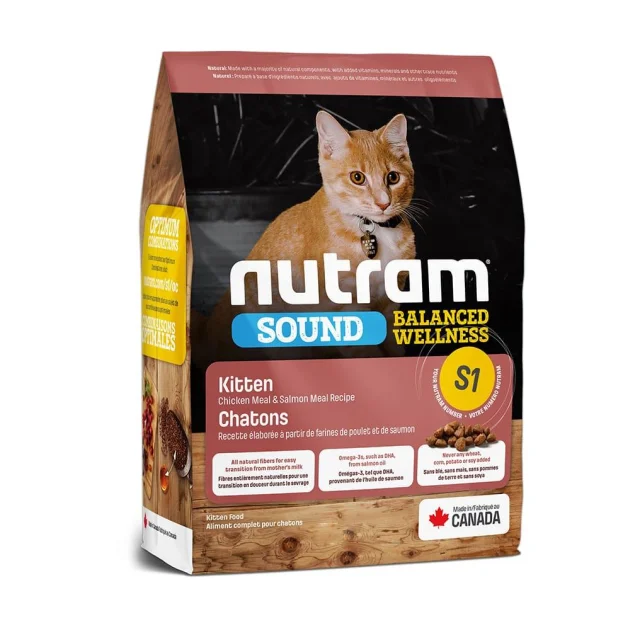 Сухий корм S1 Nutram Sound Balanced Wellness Kitten для кошенят, холістік, 340 г