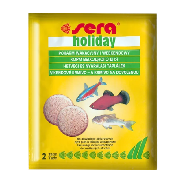 Sera Holiday корм вихідного дня, 2 таблетки
