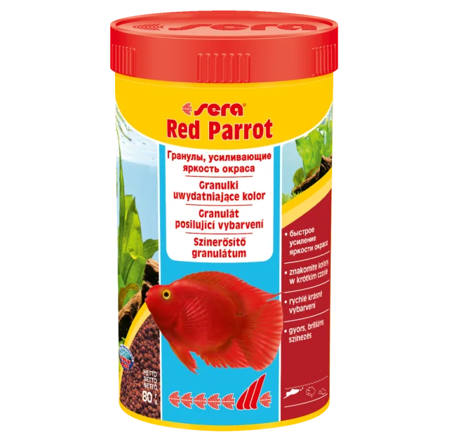 Sera Red Parrot корм для риб червоний папугай, 250 мл