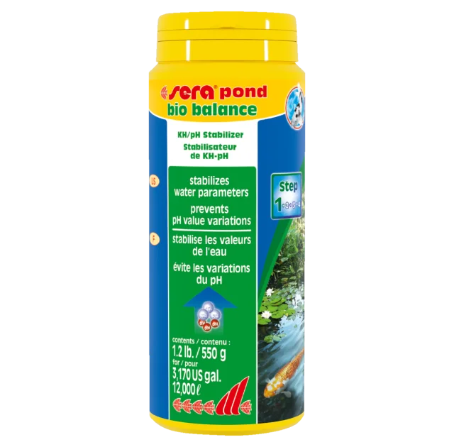 Sera Pond Bio Balance для регулирования КН и GH в пруду на 6000 л - 550 г