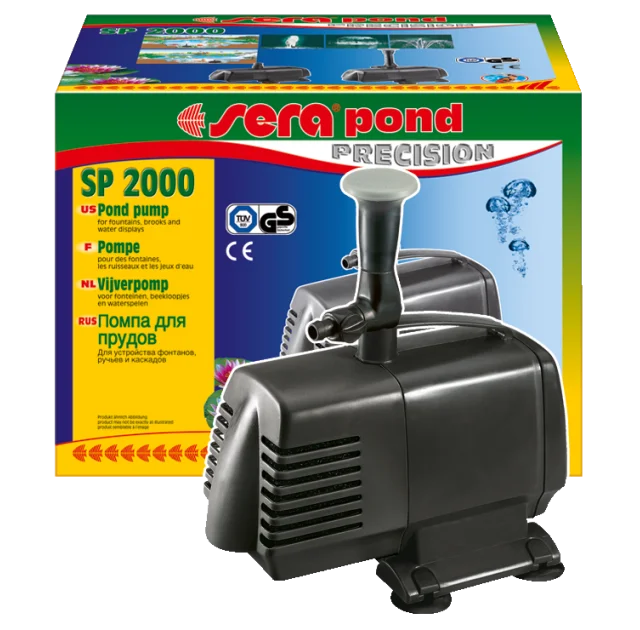 Sera Pond Pump SP 2000 помпа для фонтанів, 3,6 м, 2,470 л / год