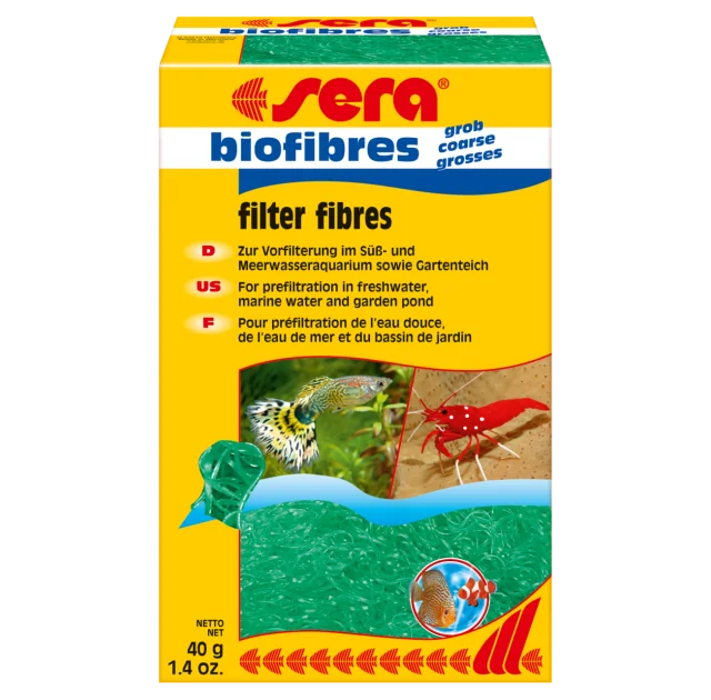 Синтетичний наповнювач Sera Biofibres Coarse для фільтрів, 40 г