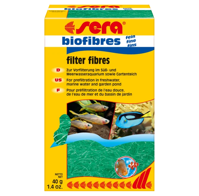 Синтетичний наповнювач Sera Biofibres Fine для фільтрів, 40 г