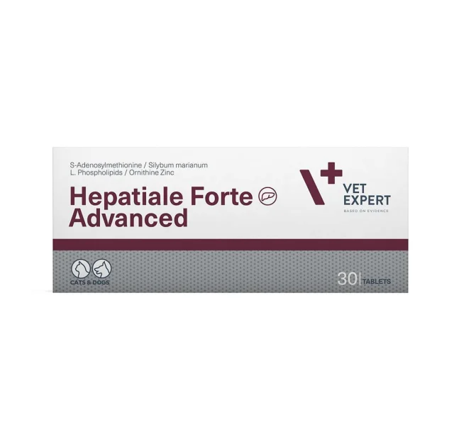 VetExpert Hepatiale Forte Advanced (30 таблеток) для собак і котів із захворюванням печінки
