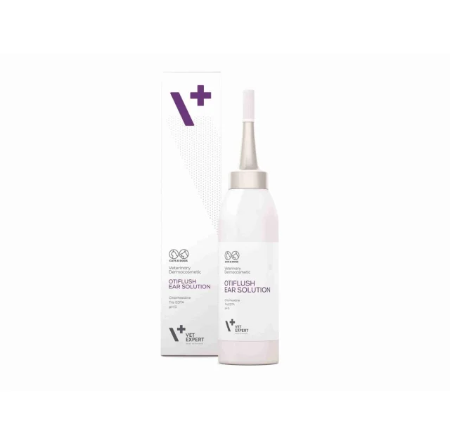 Краплі VetExpert OtiFlush для промивання вух собак і котів, 125 мл