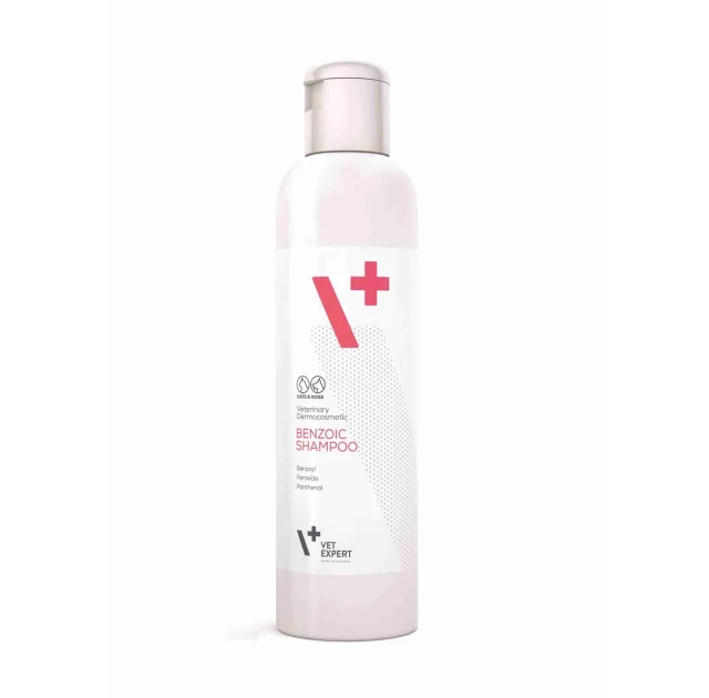 Benzoic Shampoo Бензойний шампунь для тварин з жирною шкірою і шерстю, 250 мл
