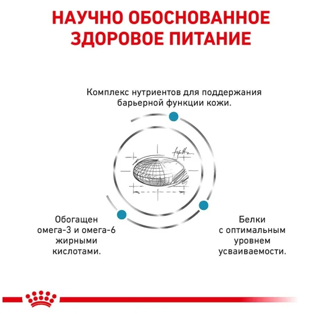 Сухий корм Royal Canin Skin Care Adult при захворюванні шкіри у собак, 2 кг