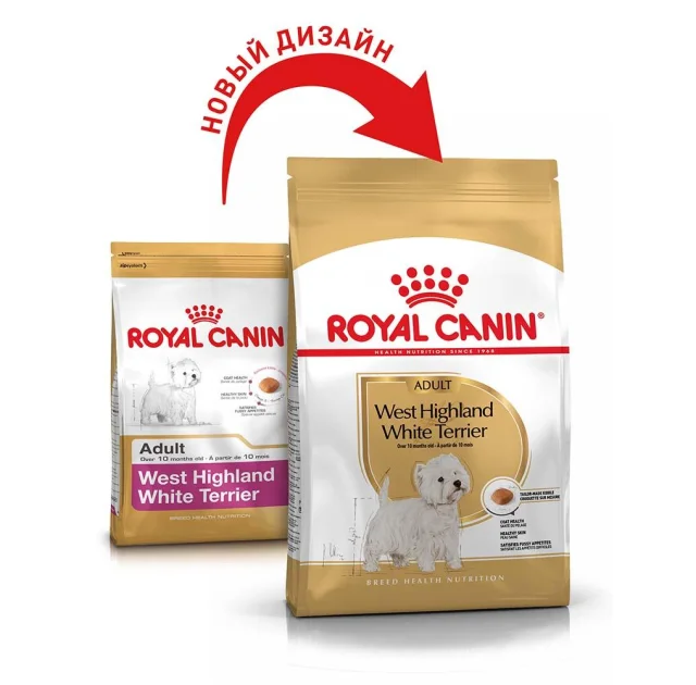 Сухий корм Royal Canin West Highland White Terrier Adult для вест хайленд уайт тер'єрів, 500 г