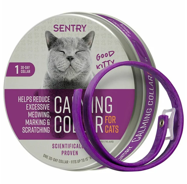 Нашийник Sentry Calming Collar Good Kitty заспокійливий, для котів, з феромонами, 38 см