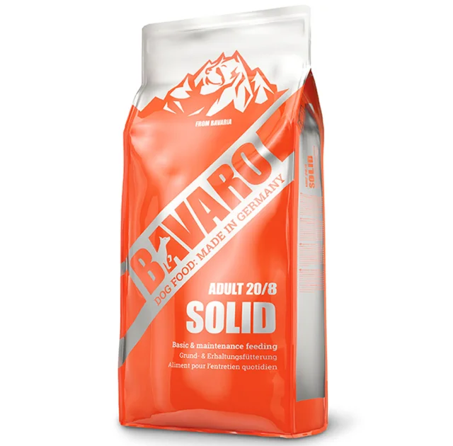 Сухий корм Bavaro Solid Adult 20/8 для дорослих і літніх собак усіх порід з нормальною активністю, 18 кг