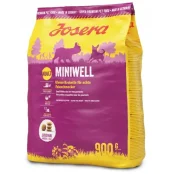 Сухой корм Josera Adult Miniwell для взрослых собак малых пород, с птицей, рисом и кукурузой, 900 г
