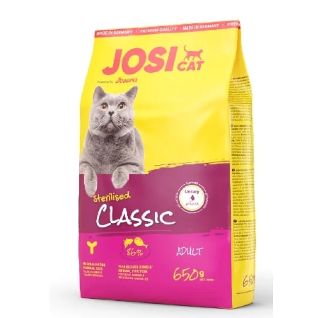 Сухий корм Josera JosiCat Adult Sterilised Classic для стерилізованих кішок і кастрованих котів, 650 г