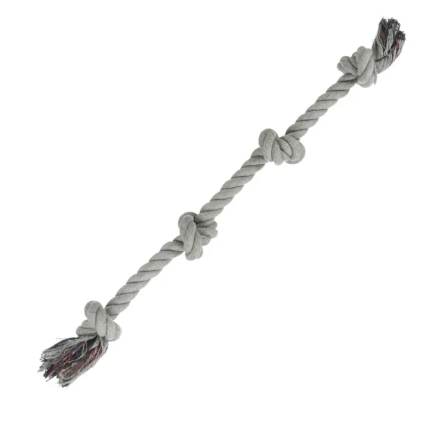 Игрушка Trixie Denta Fun для собак, верёвка с узлами, хлопок, 54 см