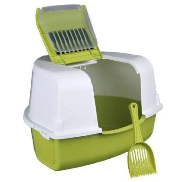 Туалет угловой с лопаткой Trixie Tadeo Open Top для котов, 58 х 38 х 50/50 см