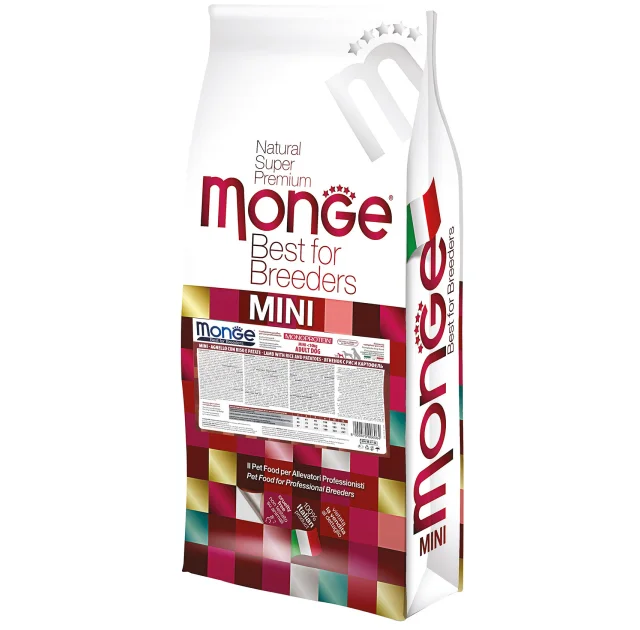 Сухий корм MONGE DOG Mini Adult ягня/рис/картопля, 15 кг