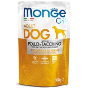 Влажный корм MONGE DOG GRILL курица с индейкой, 100 г